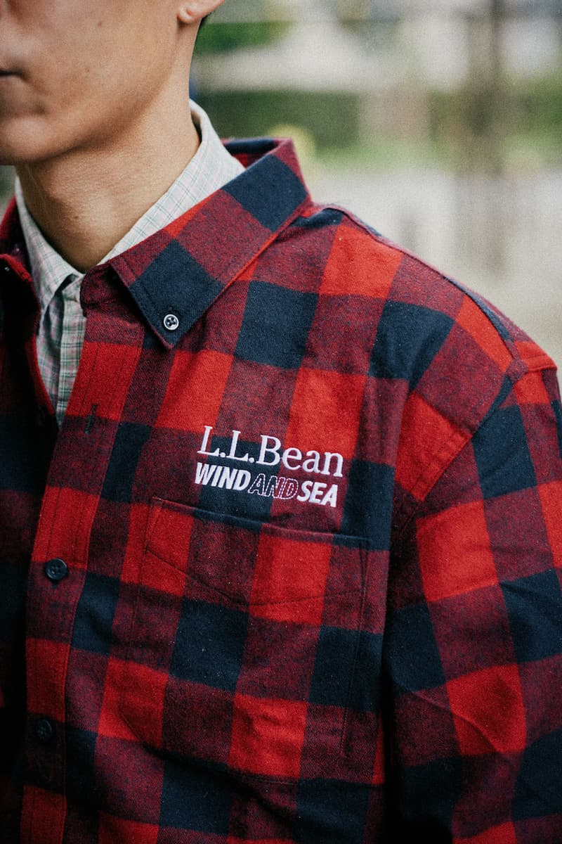 ウィンダンシーがLLビーンとの初となるコラボコレクションを発売 wind and sea ll bean collab collection release info