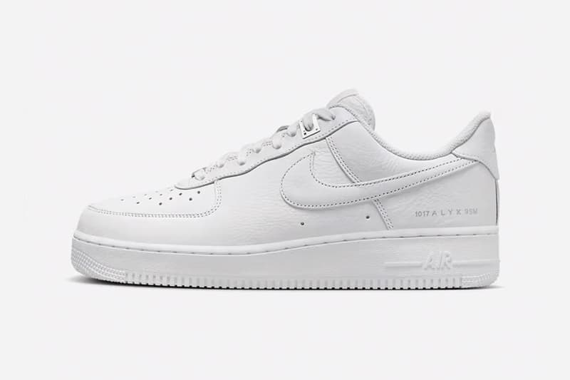 1017 アリクス 9SM x ナイキ エア フォース 1 ロー の国内発売情報が解禁 1017 ALYX 9SM x Nike Air Force 1 Low release info