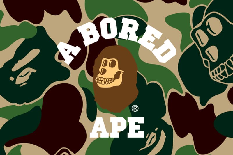 ア・ベイシング・エイプ  x ボアード エイプ ヨット クラブのコラボコレクションがローンチ A BATHING APE®  x Bored Ape Yacht Club collab collection release info Yuga Labs, BAPE®