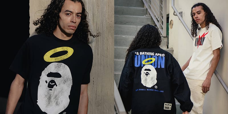STUSSY 30周年記念 BAPE コラボ Tシャツ 新品未使用 Ｌ stussy APEコラボ Tシャツ 30周年 新品未使用 STUSSY×A BATHING APE 30