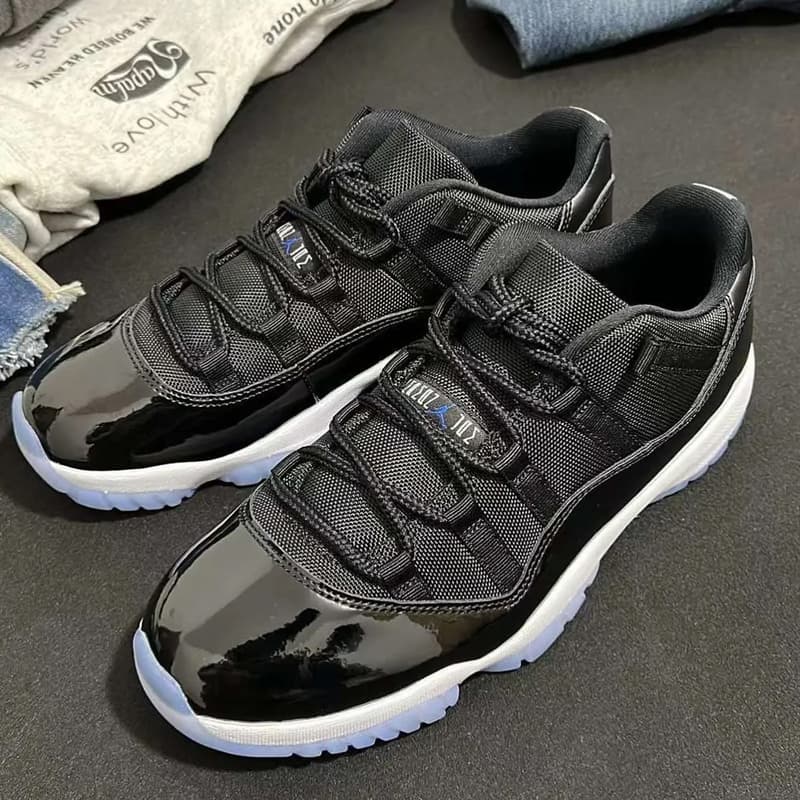 エアジョーダン 11 ロー “スペースジャム” の最新ビジュアルをチェック Air Jordan 11 Low “Space Jam” Sample model news