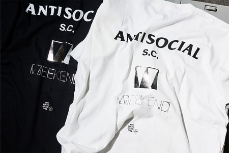 Anti Social Social Club x fragment design x WEEKEND のコラボアイテムが販売開始