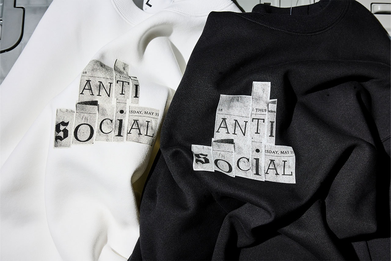 アンチソーシャル x フラグメント x ウィークエンドが販売開始 Anti Social Social Club x fragment design x WEEKEND のコラボアイテムが販売開始