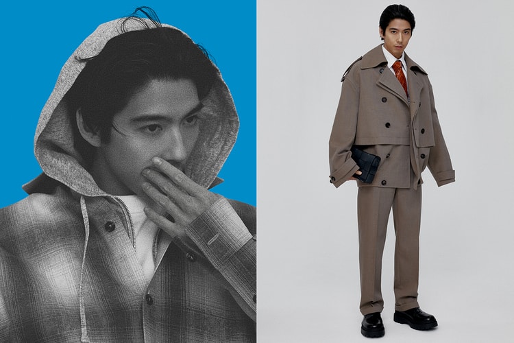 Bottega Veneta の饒舌な艶を賀来賢人がまとう