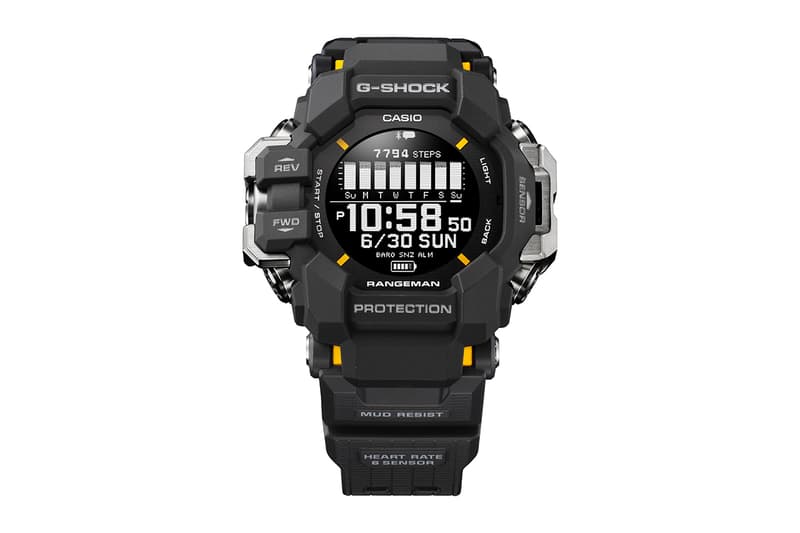 Gショックから心拍計とGPS機能を搭載した新作ウォッチを発売 g shock RANGEMAN GPR-H1000 release info