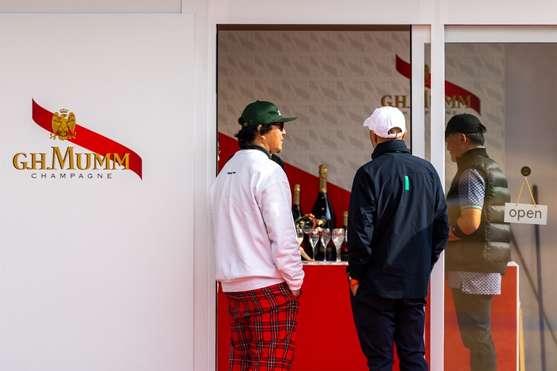 Hypegolf Invitational のラウンドに現れた Maison Mumm のラグジュアリーな1杯