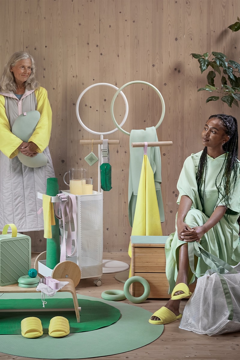 イケアから初となるスポーツコレクション ダルジエンが登場 IKEA Launches First-Ever Sports Collection DALJIEN sports equipment weights multiuse training and storage bench, bamboo step board, 6lb weight set, portable waterproof Bluetooth speaker, compact air purifier, and more. swedish home furniture