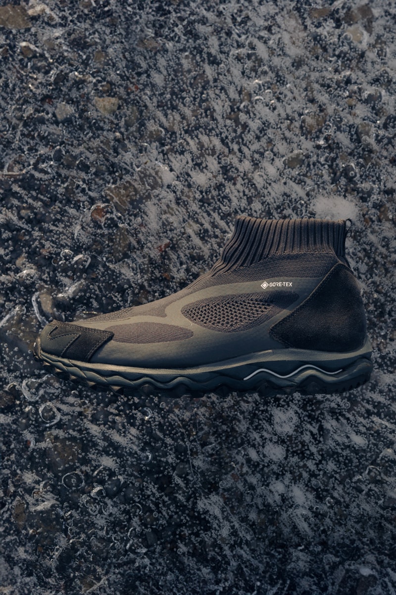 ミズノとノンネイティブのコラボモデル ウェーブ ムジン TL ミッド GTXの新色が登場 nonnative x Mizuno WAVE MUJIN TL MID GTX "Black"GORE-TEX Release Info 