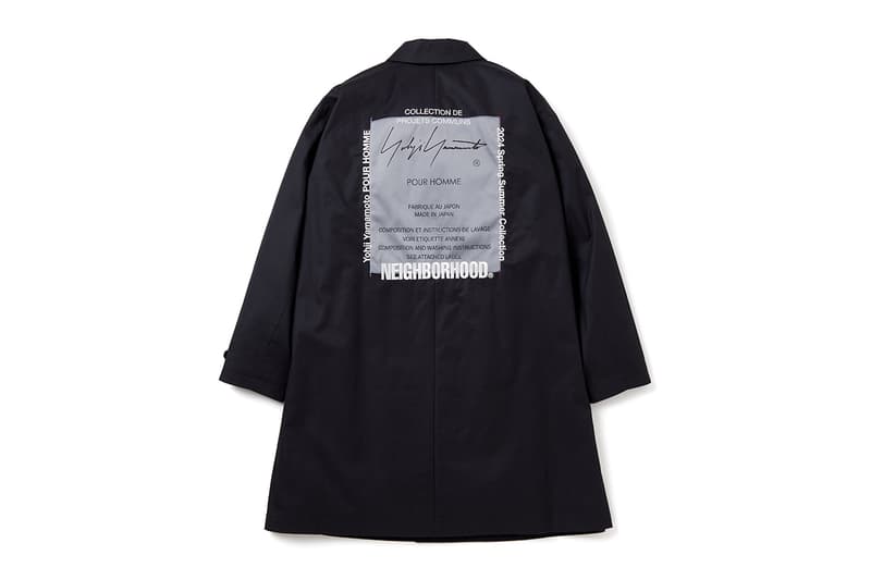 ネイバーフッド x ヨウジヤマモト プールオムによるコラボコレクション第2弾がローンチ NEIGHBORHOOD x Yohji Yamamoto POUR HOMME 2024 spring summer collection release info