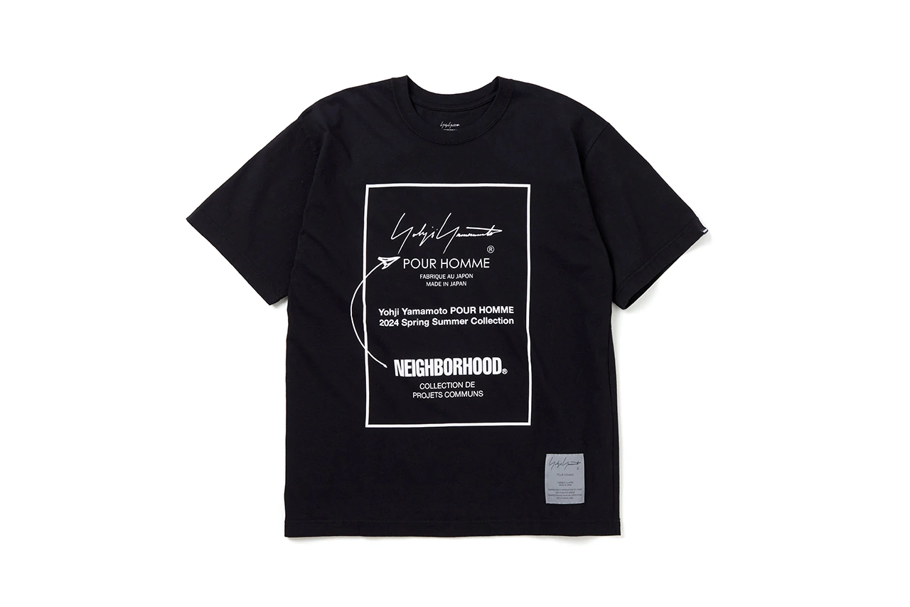 ネイバーフッド x ヨウジヤマモト プールオムによるコラボコレクション第2弾がローンチ NEIGHBORHOOD x Yohji Yamamoto POUR HOMME 2024 spring summer collection release info