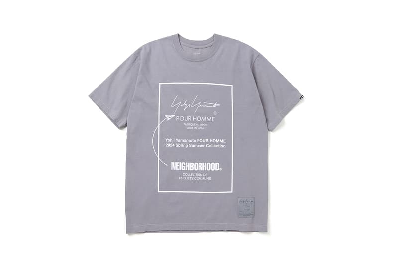 ネイバーフッド x ヨウジヤマモト プールオムによるコラボコレクション第2弾がローンチ NEIGHBORHOOD x Yohji Yamamoto POUR HOMME 2024 spring summer collection release info