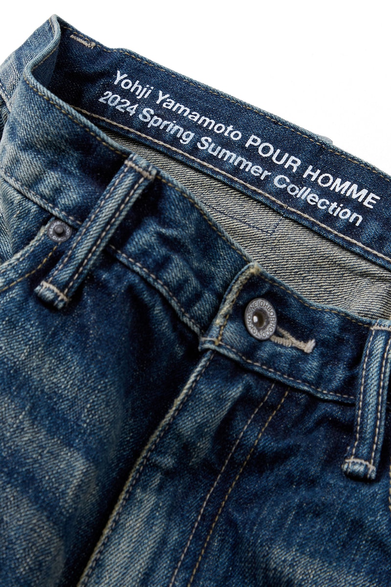 ネイバーフッド x ヨウジヤマモト プールオムによるコラボコレクション第2弾がローンチ NEIGHBORHOOD x Yohji Yamamoto POUR HOMME 2024 spring summer collection release info