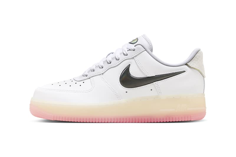 ナイキから七色に輝くシルバースウッシュの新作エアフォース1 “チャイニーズニューイヤー”が登場 Nike Air Force 1 Low Chinese New Year FZ5741-191 White/Photon Dust-Pale Vanilla-Pink spring 2024 year of the dragon celebration 