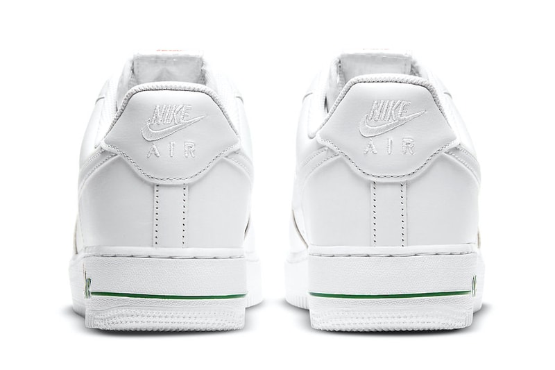 ナイキ エアフォース1 ローのホワイトバッグが再び登場か Nike Air Force 1 Low "Rose" Restocks For a Holiday 2023 Release CU6312-100 White/University Red-Pine Green