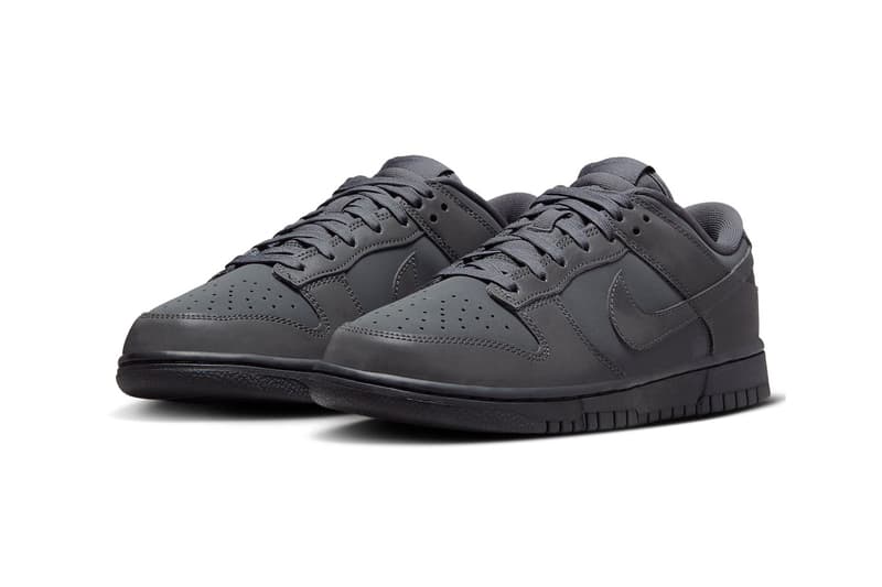 ナイキ ダンク ローからリフレクティブ仕様のサイバーリフレクティブが登場 Nike Dunk Low Arrives in Stealthy "Cyber Reflective" Colorway Anthracite/Racer Blue-Black swoosh low top shoes sneakers