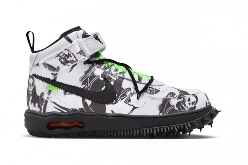 Off-White™ x Nike Air Force 1 Mid から伝説的1足の “Grim Reaper” がサプライズドロップ