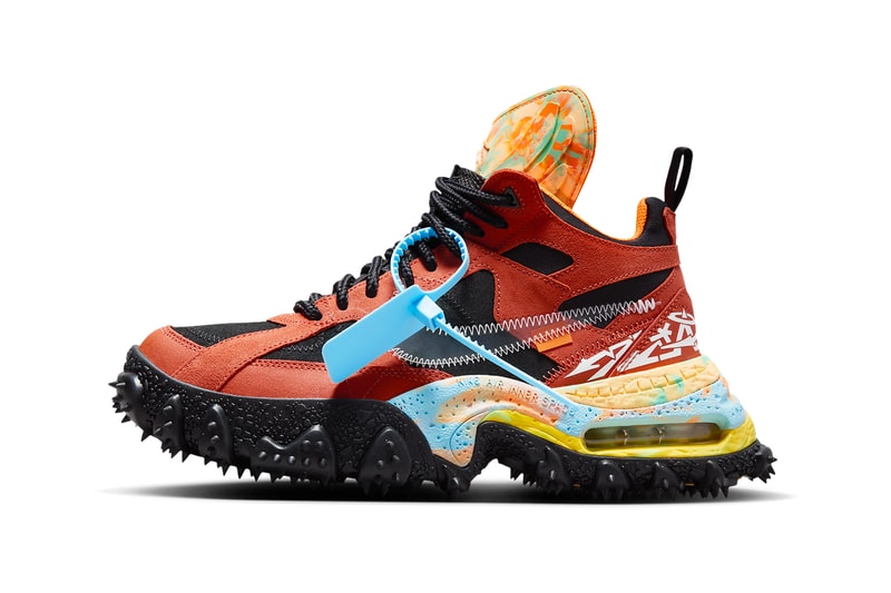 オフホワイト™ x ナイキ エアテラフォーマから新たに2カラーがお目見え Off-White™ Nike Air Terra Forma Archaeo Brown Mantra Orange Release info store list buying guide photos price DQ1615-800 DQ1615-200