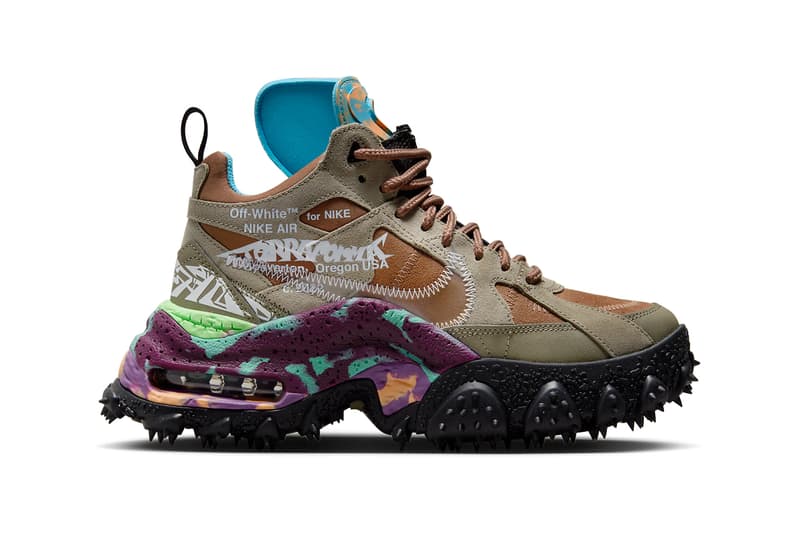 オフホワイト™ x ナイキ エアテラフォーマから新たに2カラーがお目見え Off-White™ Nike Air Terra Forma Archaeo Brown Mantra Orange Release info store list buying guide photos price DQ1615-800 DQ1615-200