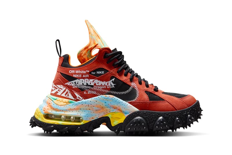 オフホワイト™ x ナイキ エアテラフォーマから新たに2カラーがお目見え Off-White™ Nike Air Terra Forma Archaeo Brown Mantra Orange Release info store list buying guide photos price DQ1615-800 DQ1615-200