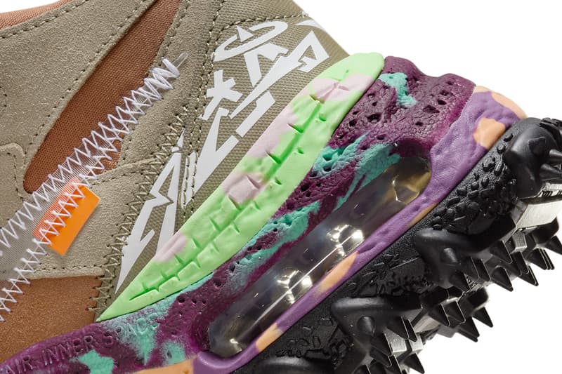 オフホワイト™ x ナイキ エアテラフォーマから新たに2カラーがお目見え Off-White™ Nike Air Terra Forma Archaeo Brown Mantra Orange Release info store list buying guide photos price DQ1615-800 DQ1615-200