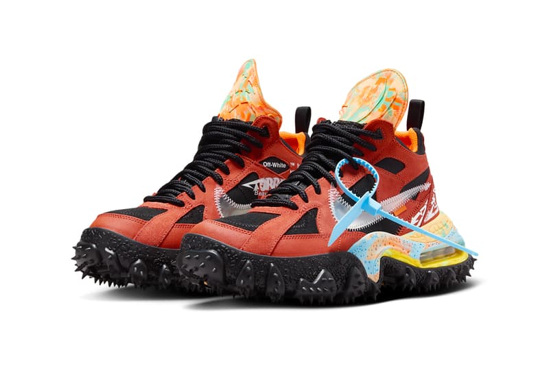 オフホワイト™ x ナイキ エアテラフォーマから新たに2カラーがお目見え Off-White™ Nike Air Terra Forma Archaeo Brown Mantra Orange Release info store list buying guide photos price DQ1615-800 DQ1615-200
