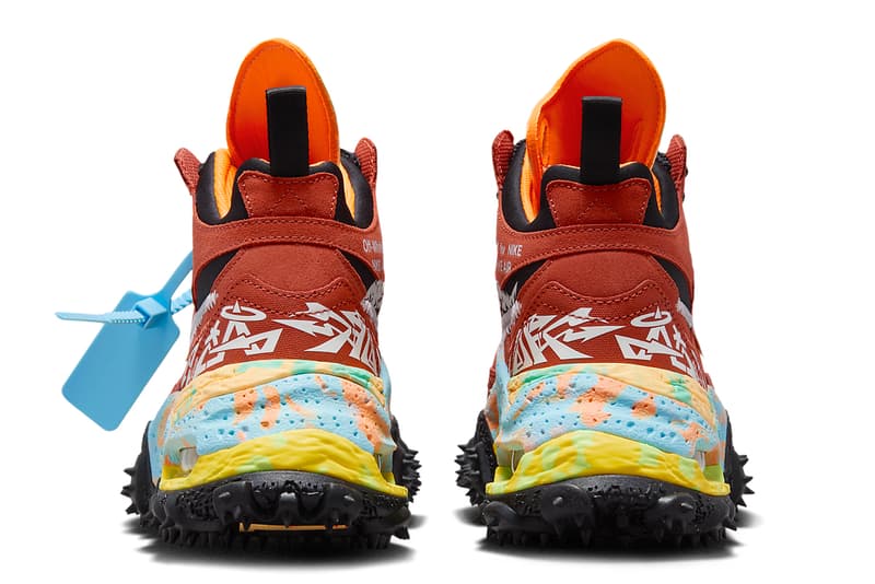 オフホワイト™ x ナイキ エアテラフォーマから新たに2カラーがお目見え Off-White™ Nike Air Terra Forma Archaeo Brown Mantra Orange Release info store list buying guide photos price DQ1615-800 DQ1615-200