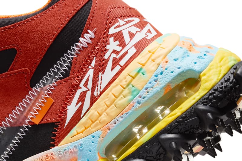 オフホワイト™ x ナイキ エアテラフォーマから新たに2カラーがお目見え Off-White™ Nike Air Terra Forma Archaeo Brown Mantra Orange Release info store list buying guide photos price DQ1615-800 DQ1615-200