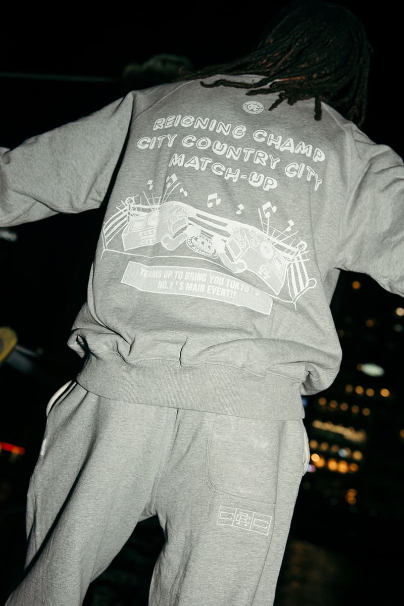 レイニングチャンプがシティーカントリーシティーとの初のコラボレーションを発表 reigning champ city country city collab collection release info