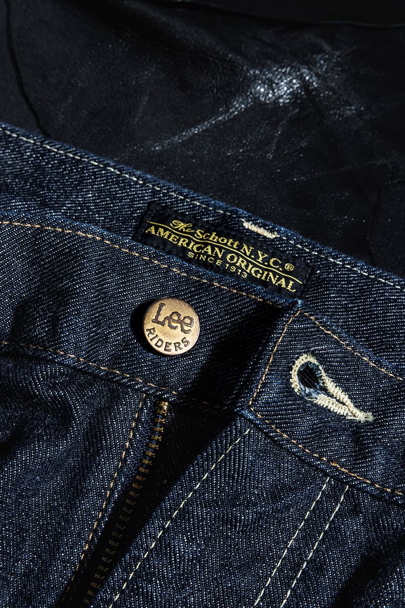 ショットとリーが初となるコラボレーションを発表 schott lee collab collection release info