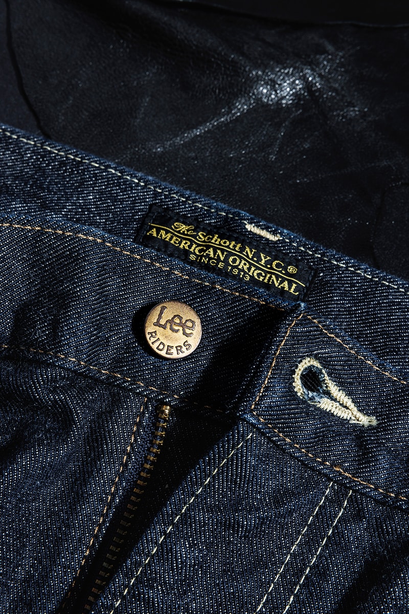 ショットとリーが初となるコラボレーションを発表 schott lee collab collection release info