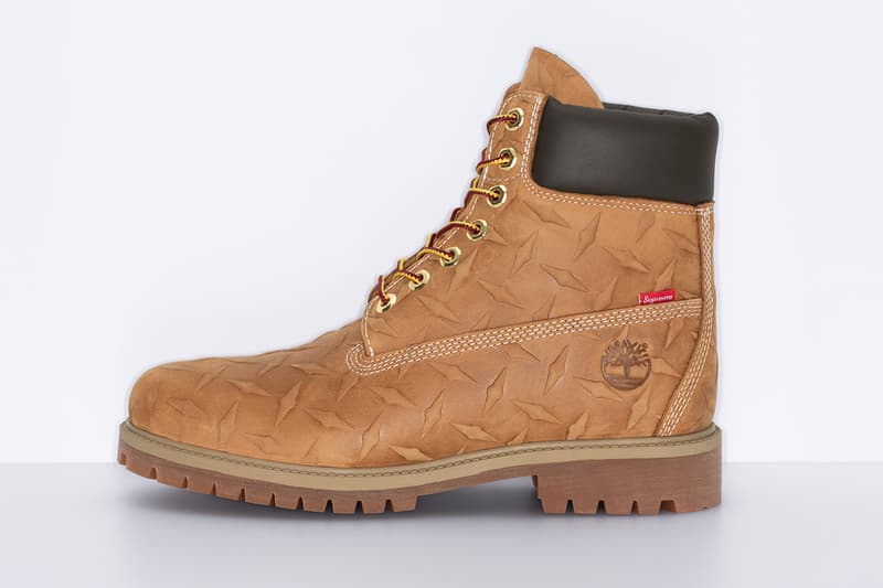 シュプリーム x ティンバーランドが2023年冬シーズンのコラボブーツを発表 Supreme x Timberland Diamond Plate 6 inch Premium Waterproof Boot 2023 fall winter release info