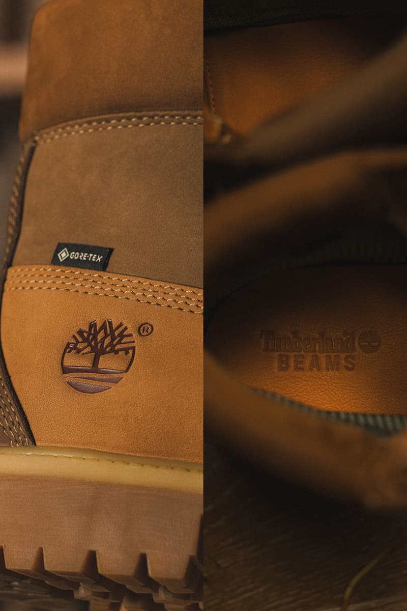 ティンバーランドを象徴する6インチブーツにビームス別注モデルが登場 Timberland 6 inch Premium Boots Vibram GORE-TEX® BEAMS exclusive model release info