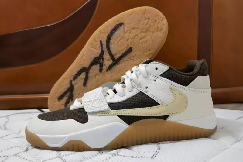 トラヴィススコット初のシグネチャーモデル ジャンプマンジャックトレーナーに別カラーウェイが浮上 travis scott air michael jordan brand jumpman jack trainer signature sneaker sail brown tan official release date info photos price store list buying guid