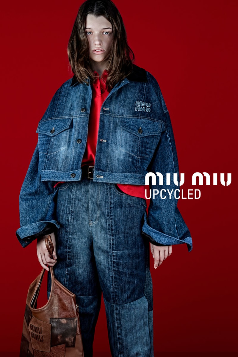 ミュウミュウから新たなアップサイクルデニムコレクションが登場 Miu Miu Introduces New Upcycled Denim Collection Fashion