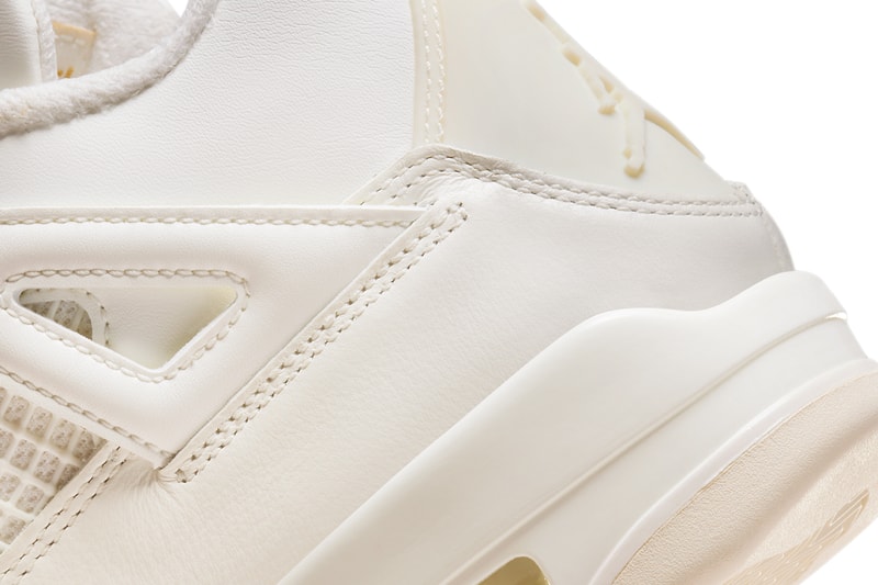 輝くゴールドのアクセントが目を引く新作 エアジョーダン 4 メタリックゴールド が国内発売決定 Air Jordan 4 Sail Metallic Gold AQ9129-170 Release Date info store list buying guide photos price