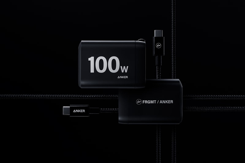アンカーが藤原ヒロシ率いるフラグメント デザインとのコラボプロダクトを発表 hiroshi fujiwara fragment design Anker collaboration product release info