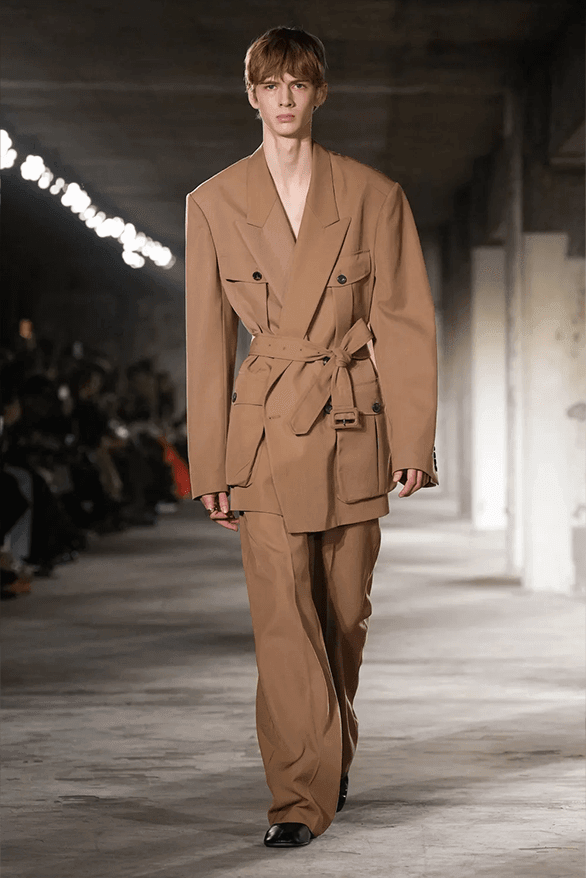 ドリス・ヴァン・ノッテン 2024年秋冬コレクション Dries Van Noten Fall Winter 2024 Paris Fashion Week menswear  runway show