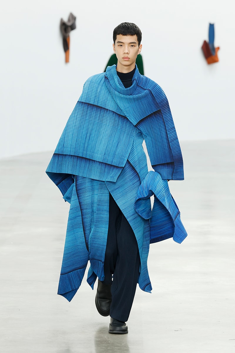 オム プリッセ イッセイ ミヤケ  2024年秋冬コレクション Issey Miyake Fall Winter 2024 Paris Fashion Week menswear Satoshi Kondo runway show Issey Miyake Continues To Find the Beauty in Movement for FW24 homme plisse