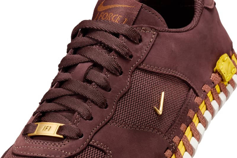 Jacquemus x Nike による J Force 1 に新色 “Earth/Metallic Gold” がスタンバイ Jacquemus Nike J Force 1 Earth DR0424-200 Release Info date store list buying guide photos price