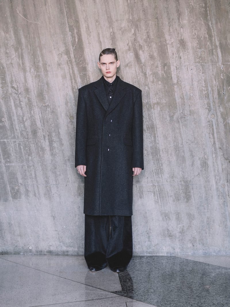 ◇ JOHN LAWRENCE SULLIVAN ジョン ローレンス サリバン 羊革 シープスキン 七分袖 ライダースジャケット 34 ブラック * ◆ 1000025527444 ジョン ローレンス サリバン2024年秋冬コレクション |