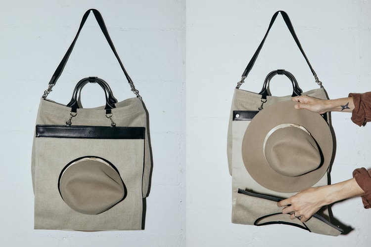 KIJIMA TAKAYUKI から ARTS & SCIENCE 制作による“ハットが携帯できる”トートバッグが発売