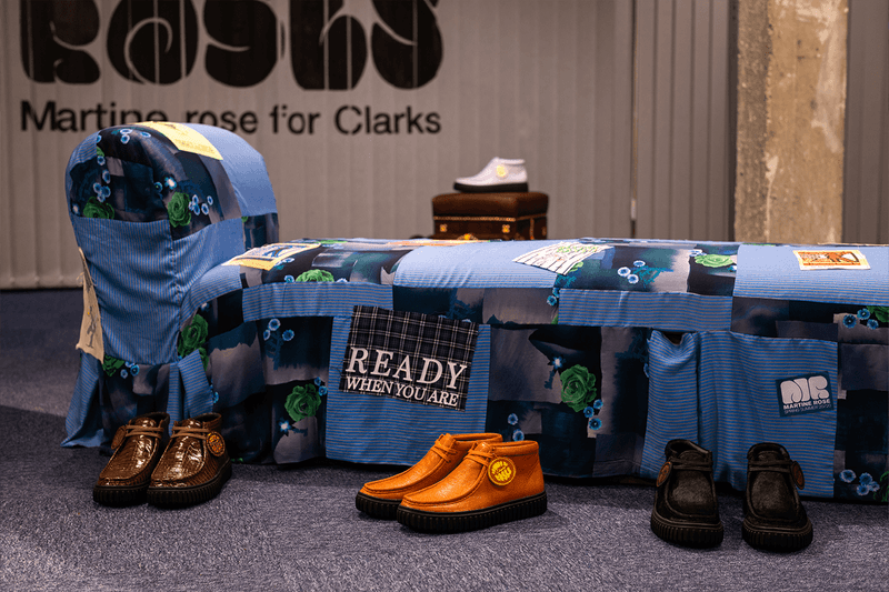 マーティン・ローズ手掛ける Clarks の2024年秋冬コレクションを一足先にチェック Martine Rose Clarks Fall Winter 2024 Collaboration footwear sneakers boot London uk designer Paris fashion week
