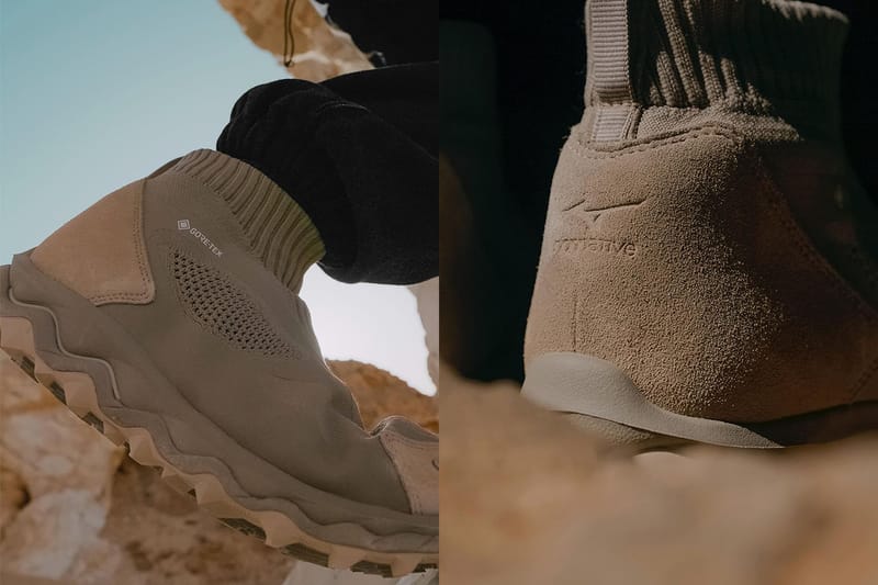 MIZUNO x nonnative のコラボモデル Wave Mujin TL Mid GTX “VINTAGE KHAKI” が待望の再販
