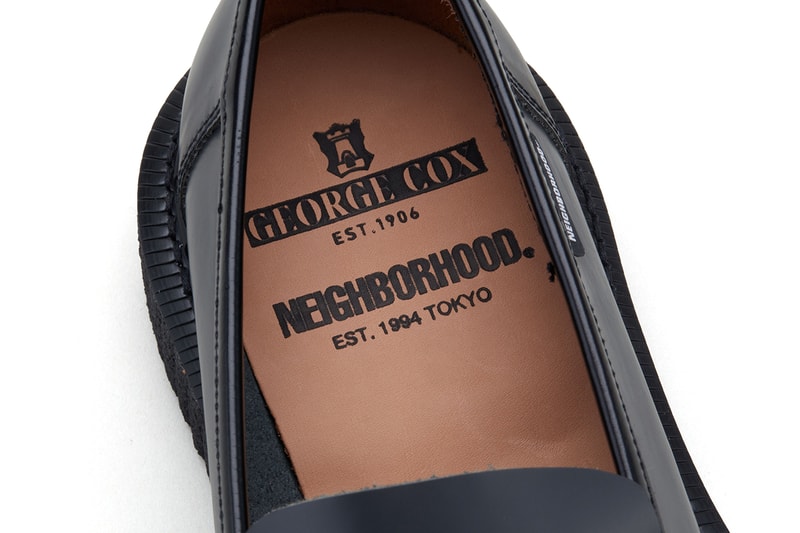 ネイバーフッドからジョージコックスとのコラボシューズ第2弾が発売 NEIGHBORHOOD x GEROGE COX BUXTON LEATHER SHOES release info