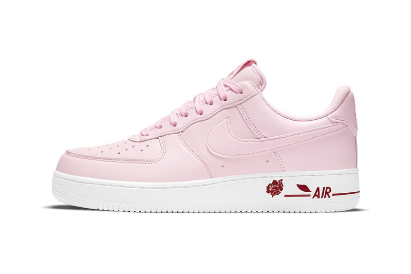 Nike からバレンタインムードを高める Air Force 1 “Rose”が再び登場 Nike Air Force 1 Low "Rose Pink" Restocks for the New Year 2024 january pink foam af1 low nike swoosh