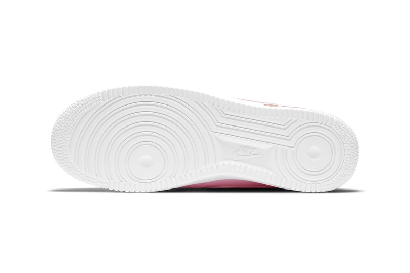 Nike からバレンタインムードを高める Air Force 1 “Rose”が再び登場 Nike Air Force 1 Low "Rose Pink" Restocks for the New Year 2024 january pink foam af1 low nike swoosh