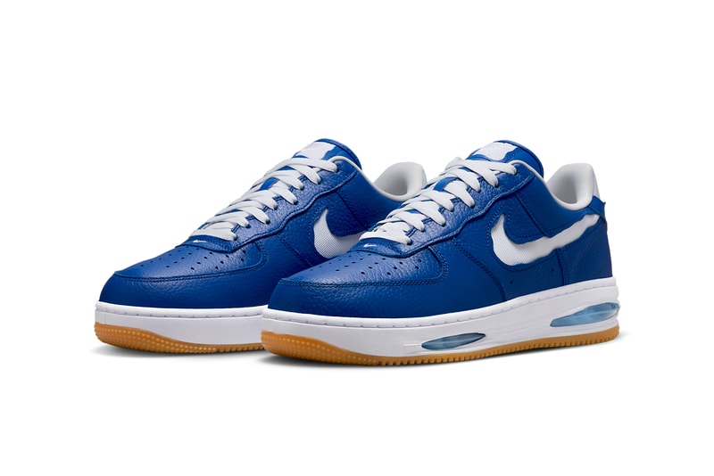 ナイキからビジブルエアを搭載した新作エアフォース1ローのリークが浮上 nike sportswear air max force 1 low evo team royal white HF3630 400 official release date info photos price store list buying guide