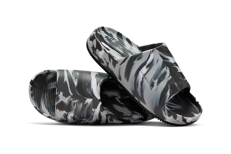 ナイキ カームスライドからマーブル模様が特徴的な新作が登場 Nike Calm Slide Mix Pattern FV5637-001 Release Info date store list buying guide photos price yeezy vibes ye kanye west adidas yzy