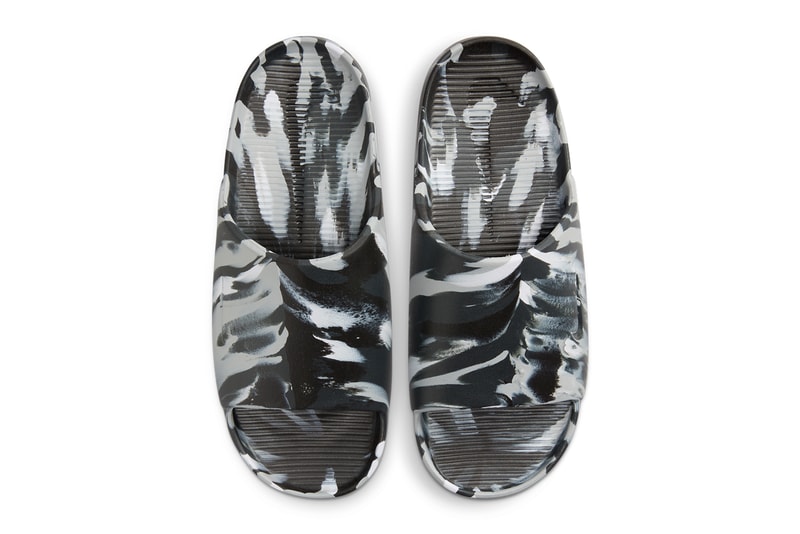 ナイキ カームスライドからマーブル模様が特徴的な新作が登場 Nike Calm Slide Mix Pattern FV5637-001 Release Info date store list buying guide photos price yeezy vibes ye kanye west adidas yzy