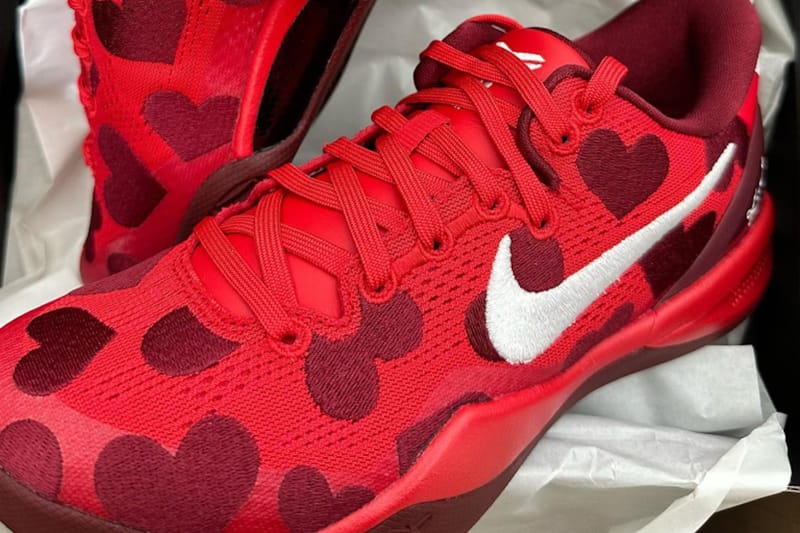 ヴァネッサ・ブライアントがバレンタインデーカラーの Nike Kobe 8 Protro をお披露目